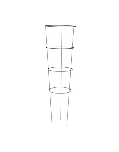 Tomato Cage 42.00 11.5 GA 4 Rings 3 Legs - Wire Cages